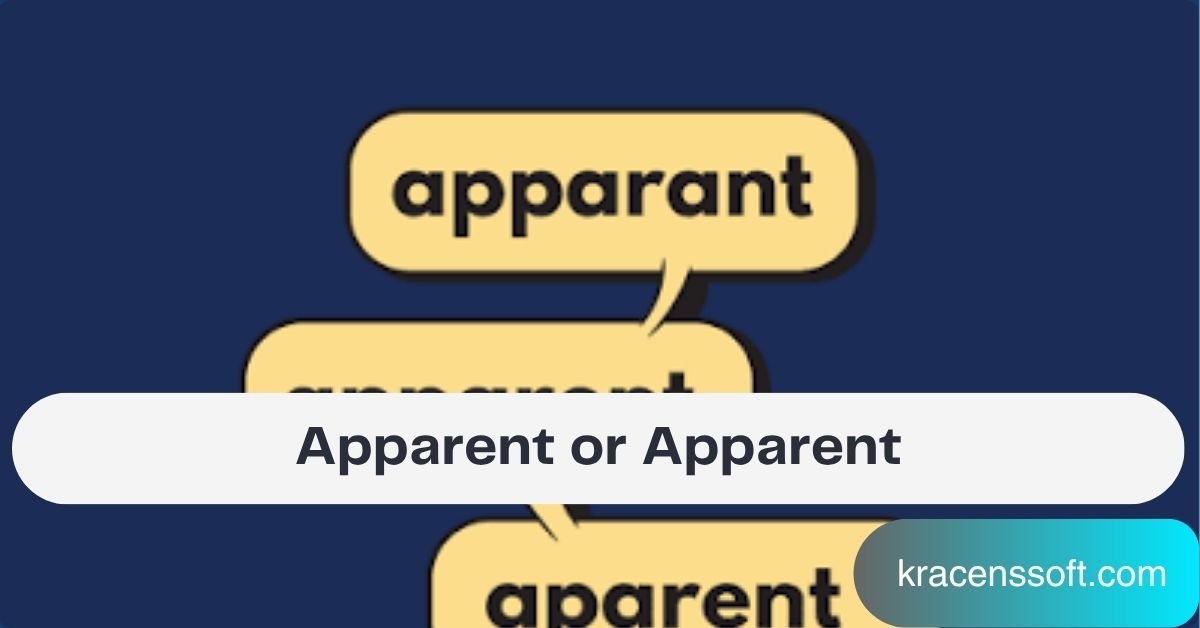 Apparent or Apparent